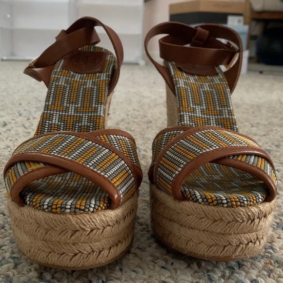 Tory Burch Florian Espadrille Wedges - Picture 6 of 12